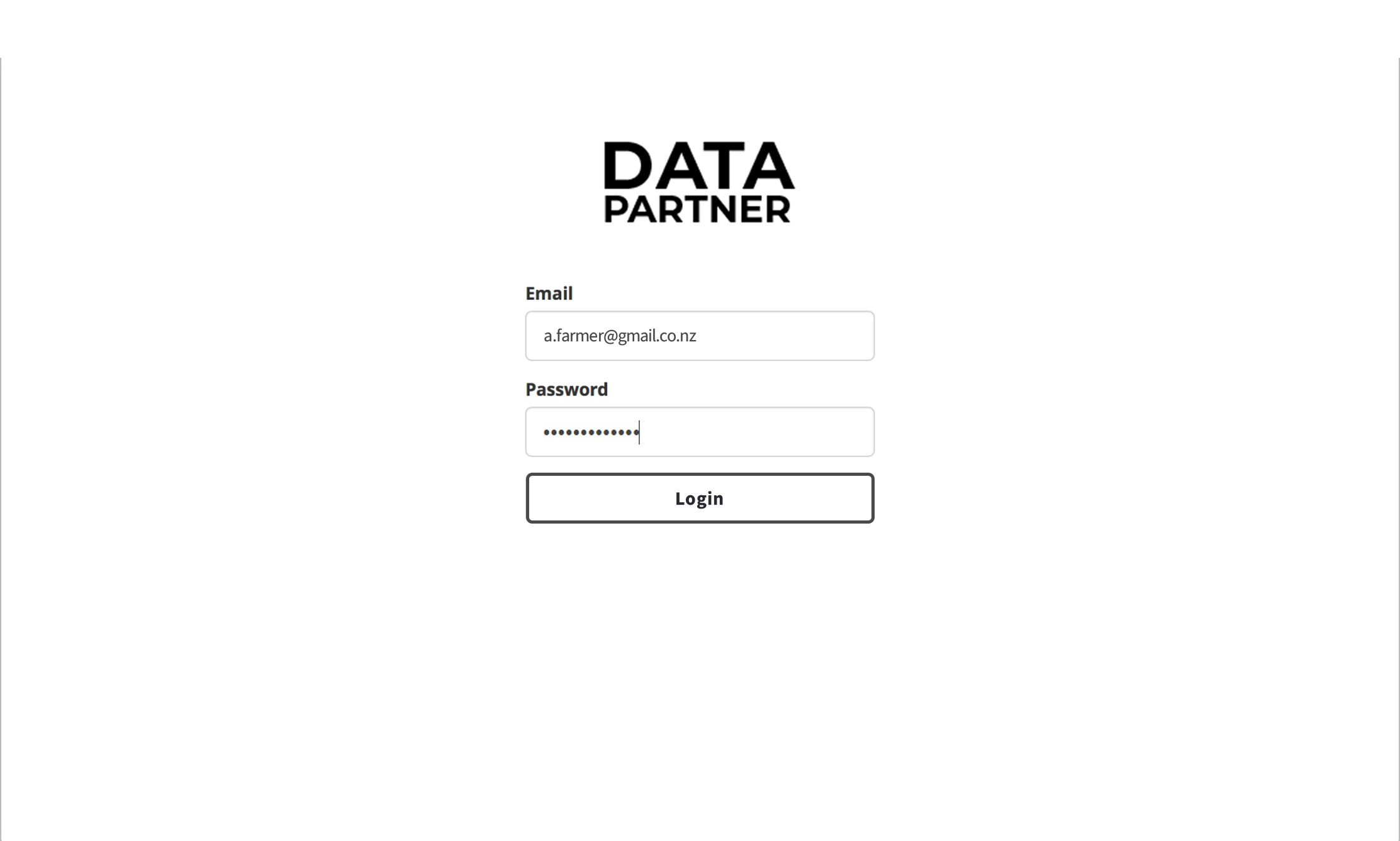 Step 5 - login to data provider